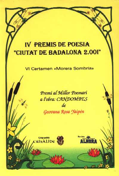 galardón Morera Sombría galardón Morera Sombría